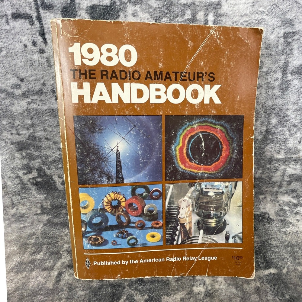 Vtg ARRL OS The Radio Amateur's Handbook‎ 1980 Softcover Brown Technical
